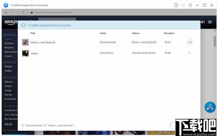 TunePat Amazon Music Converter下载,音乐转换,音乐下载,格式转换