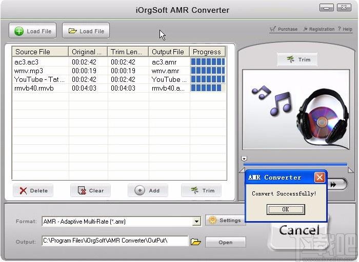 iOrgSoft AMR Converter下载,AMR音频格式转换器