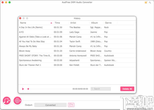 AudFree DRM Audio Converter下载,音频格式转换器